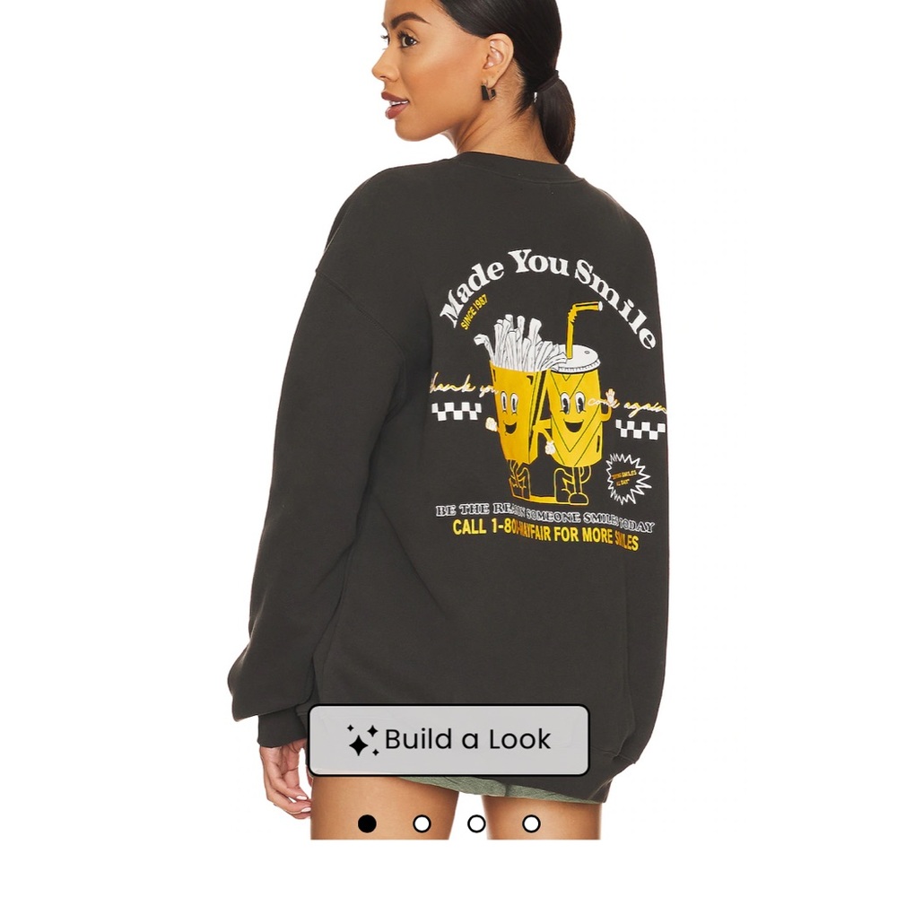 Mayfair Made You Smile Sweatsuit Jet Grey - Sweatshirt and Sweatpants